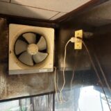 台所の換気扇交換工事